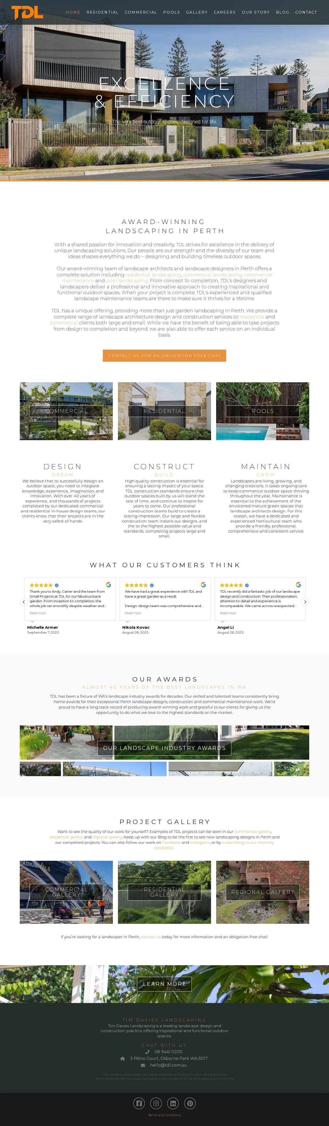 landscaping ideas perth website