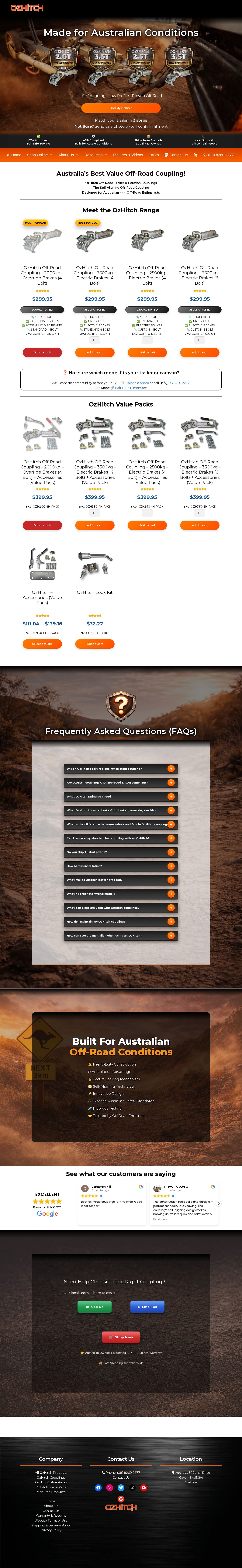 OzHitch website