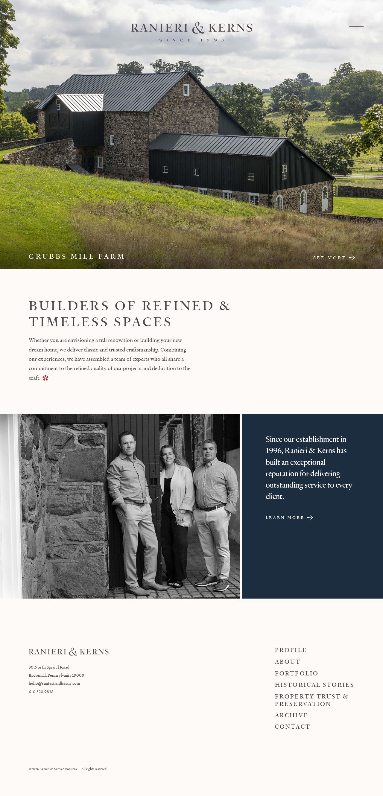 custom home builder montgomery county pa website