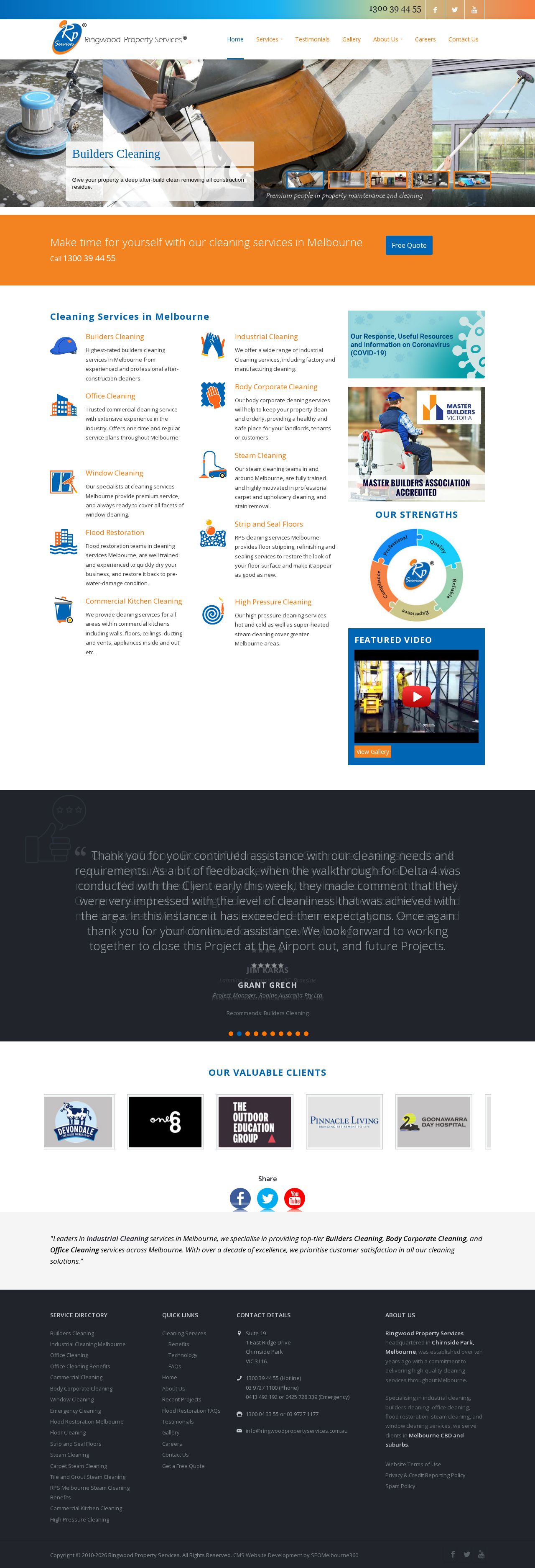 Ringwood Property Services website