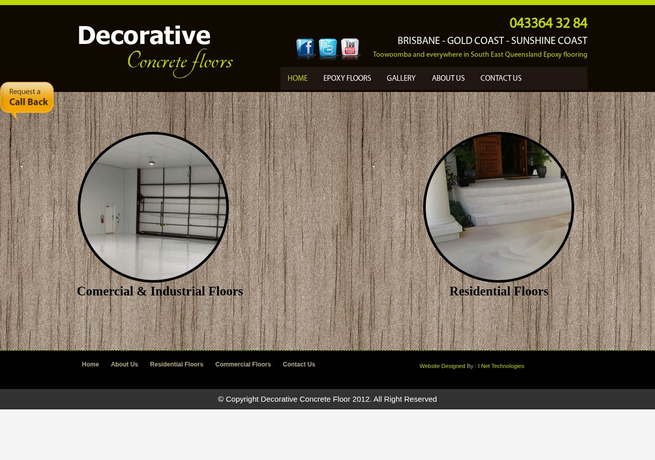 Decorative Concrete Floors website
