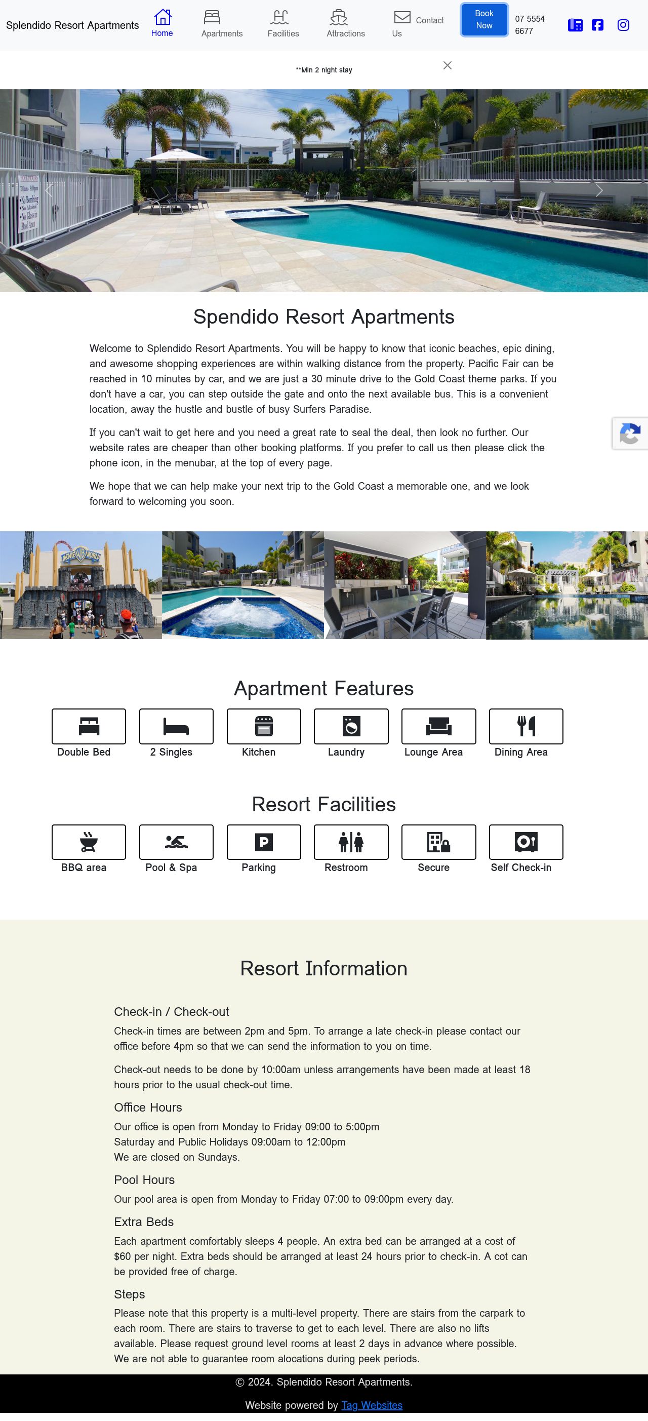 Splendido Resort website