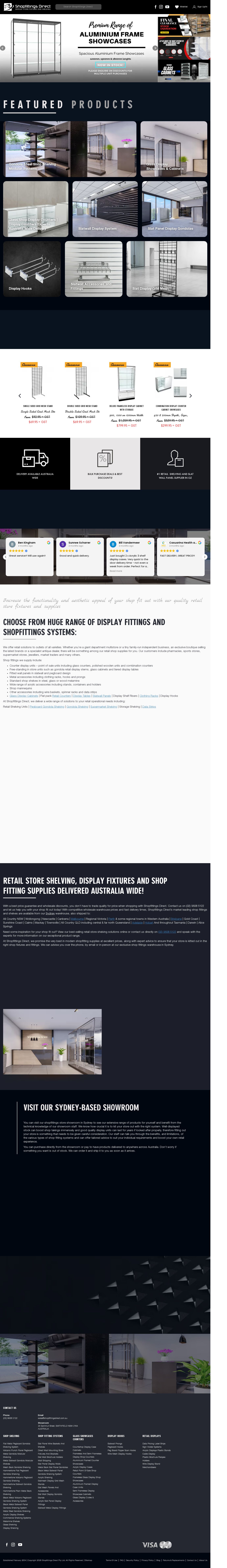 Shopfittings Direct, Liverpool website