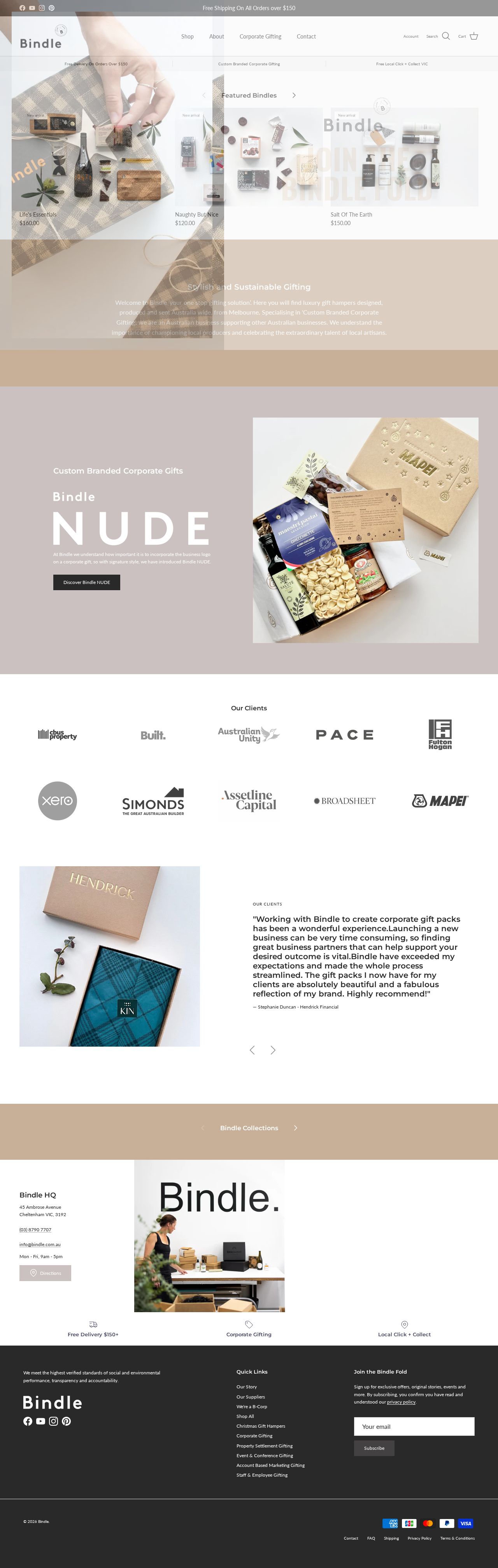 Bindle website