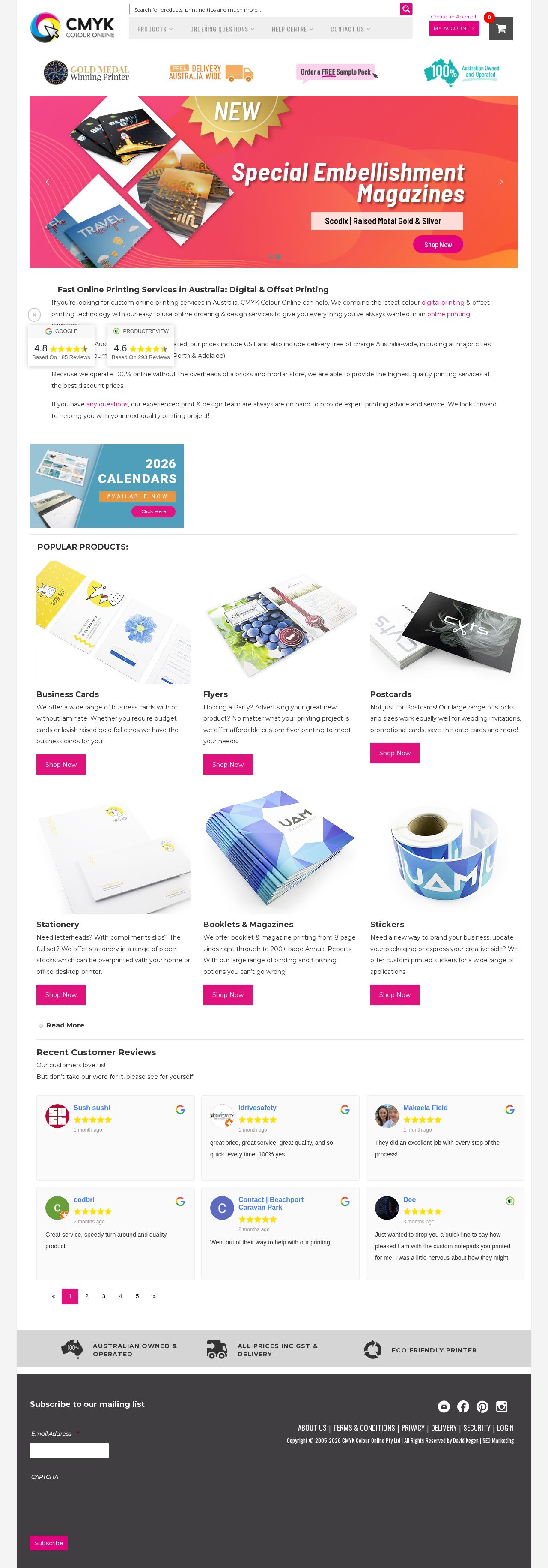CMYK Colour Online website