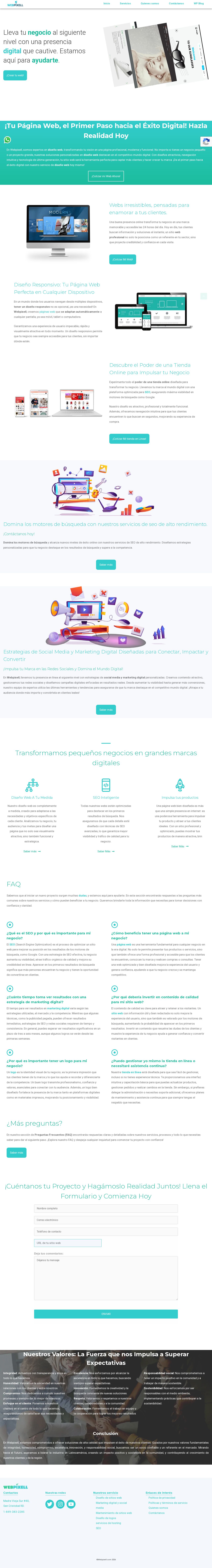 WebPixell.com website