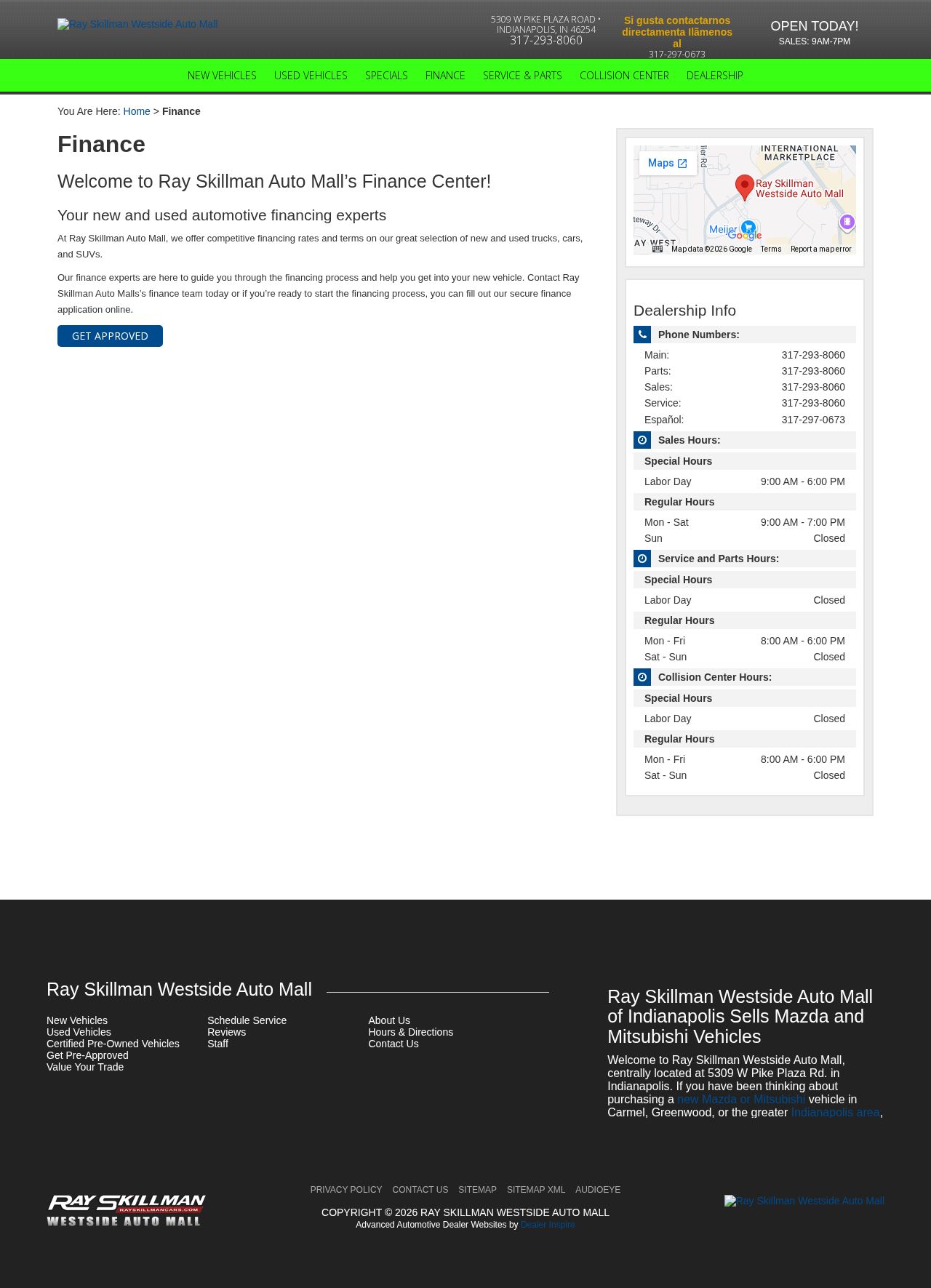 indianapolis auto dealers website