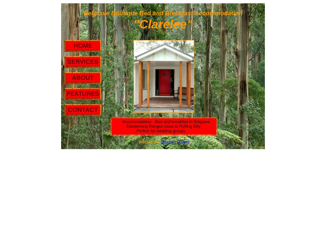 Clarelee Belgrave Boutique Accommodation website
