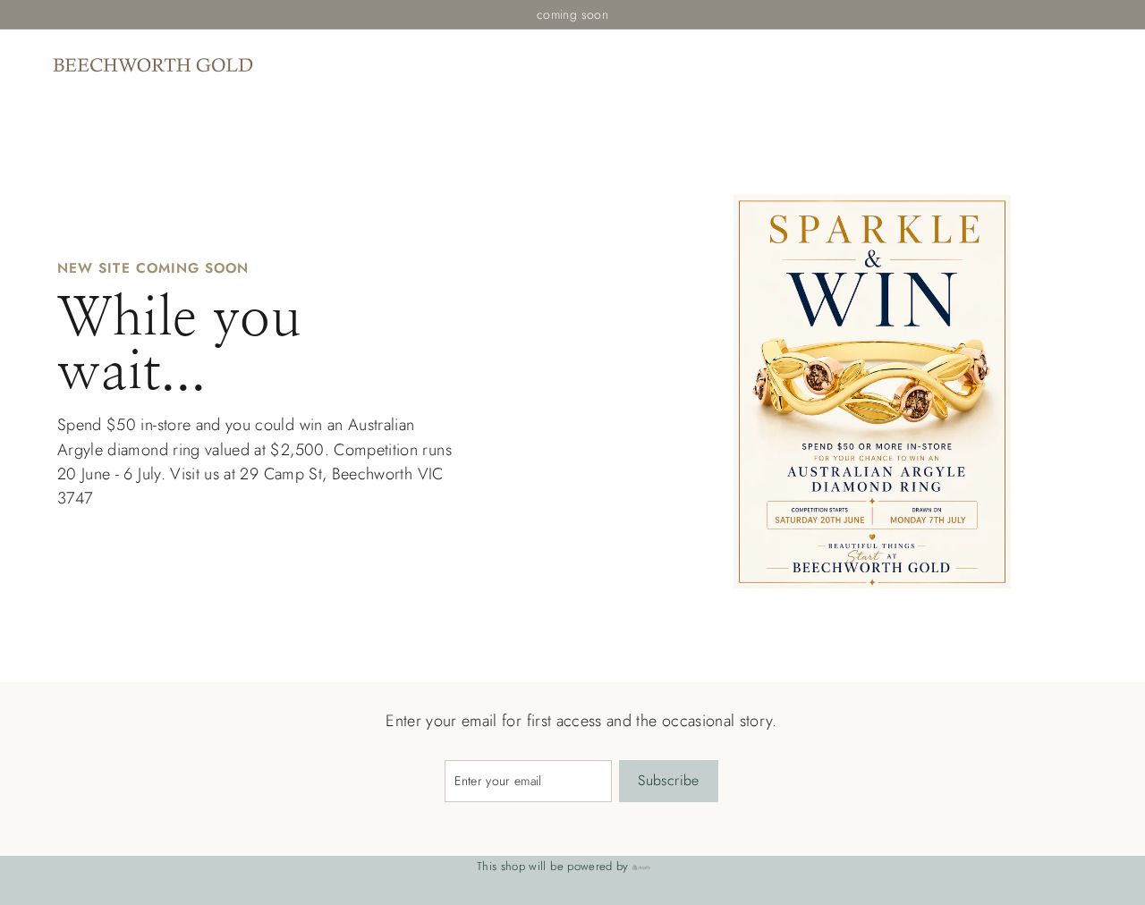 beechworth gold website