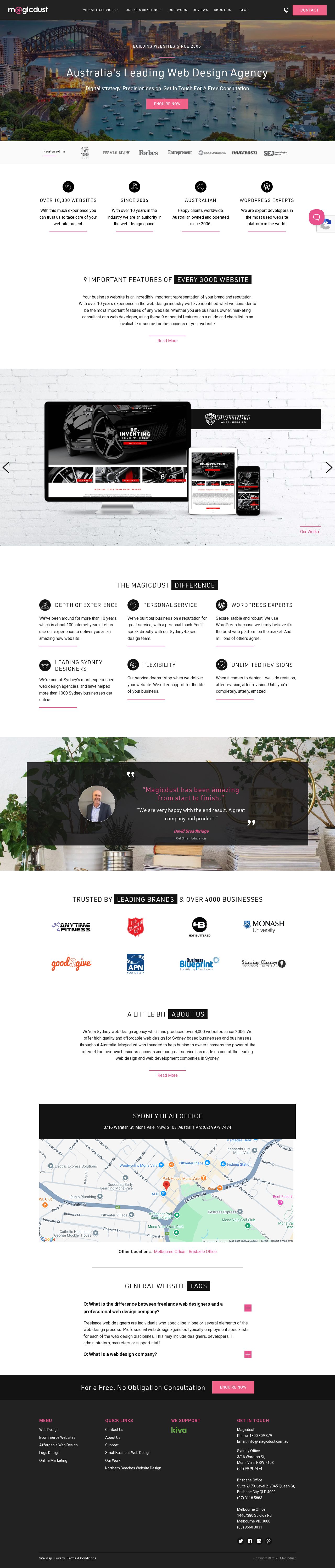 Magicdust website