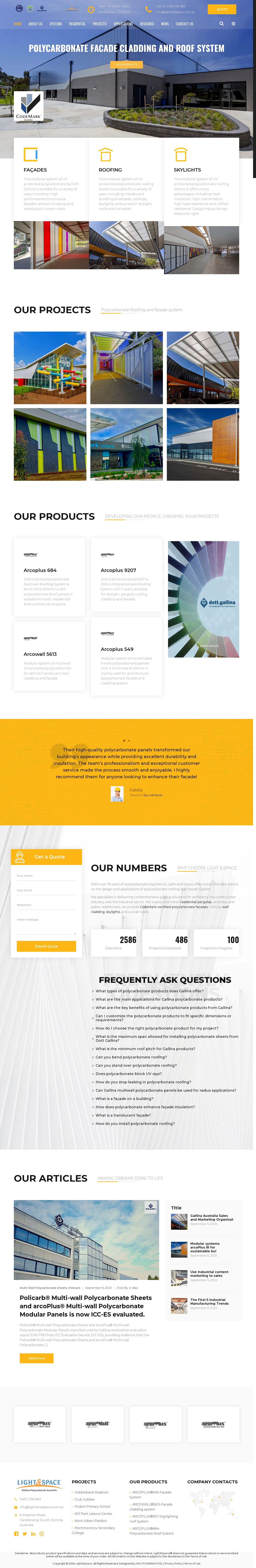Light & Space website