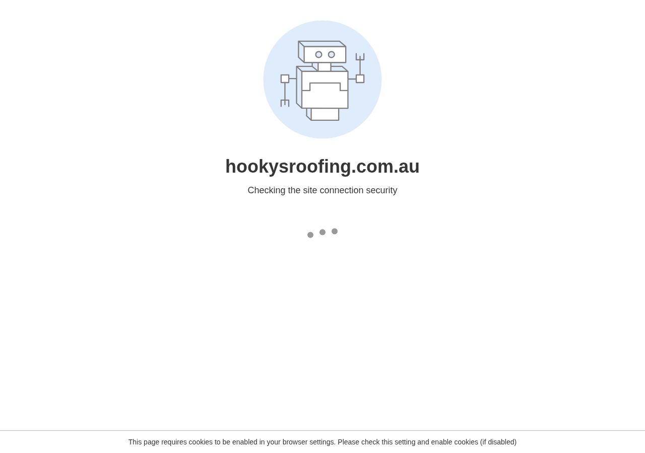 Hooky's Roofing website