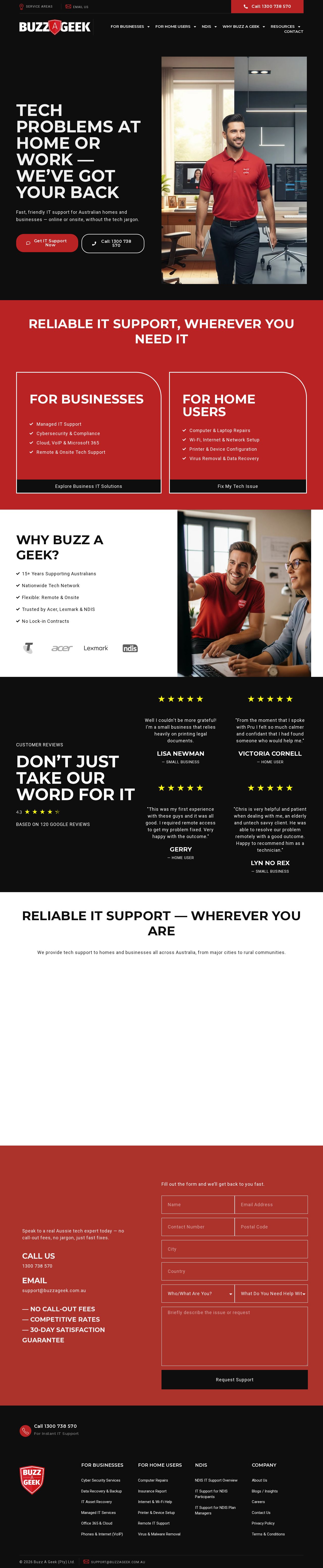 Buzz A Geek website