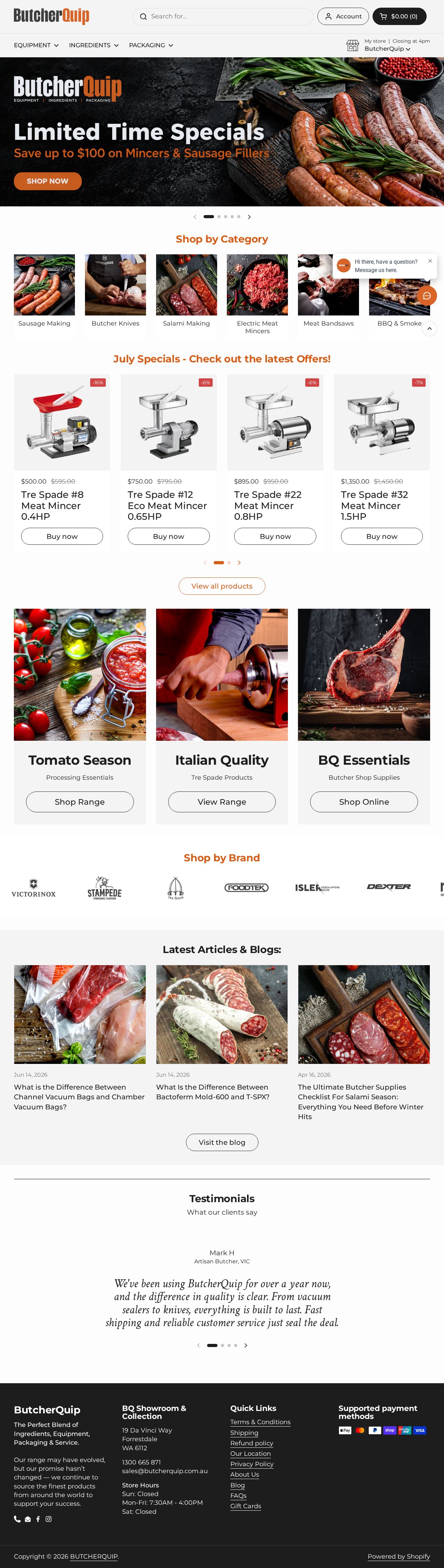 ButcherQuip website