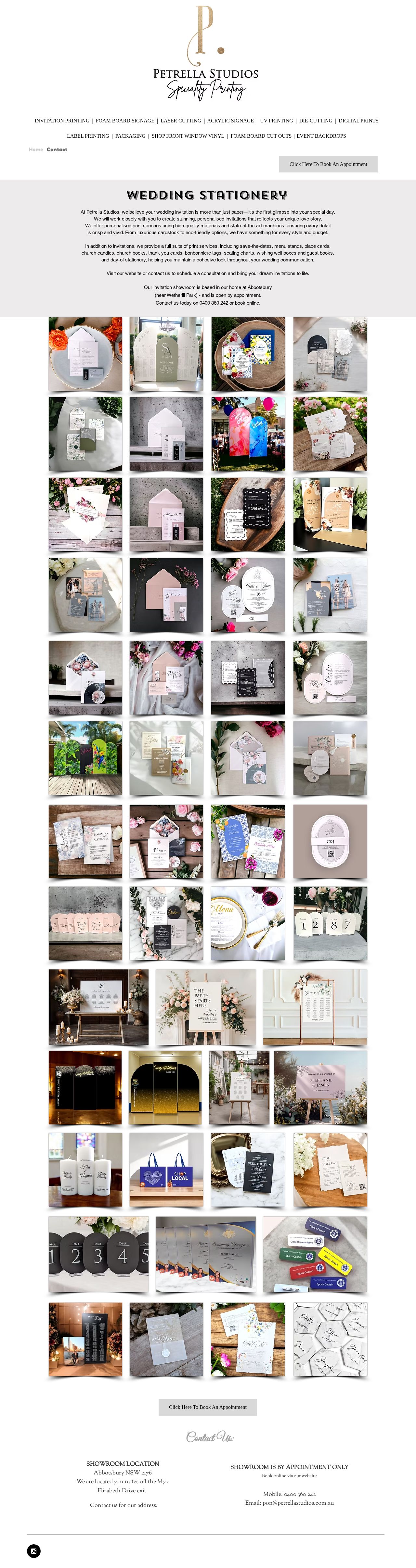 Petrella Studios website