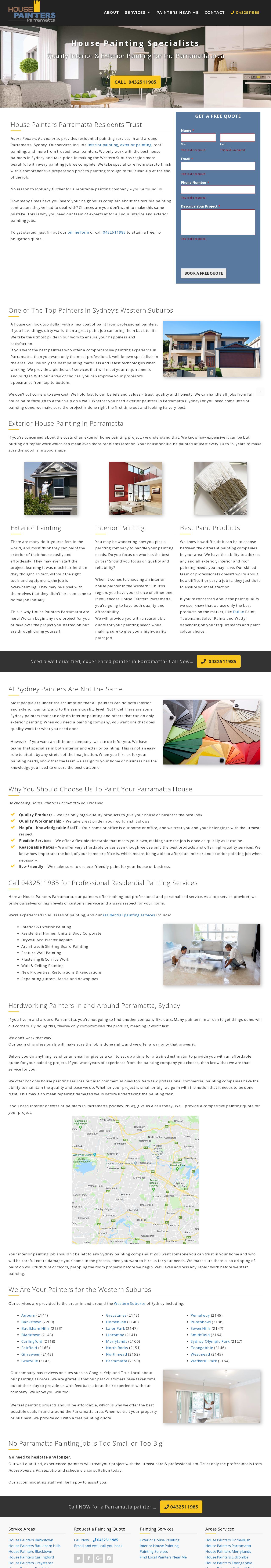 house painters parramatta website