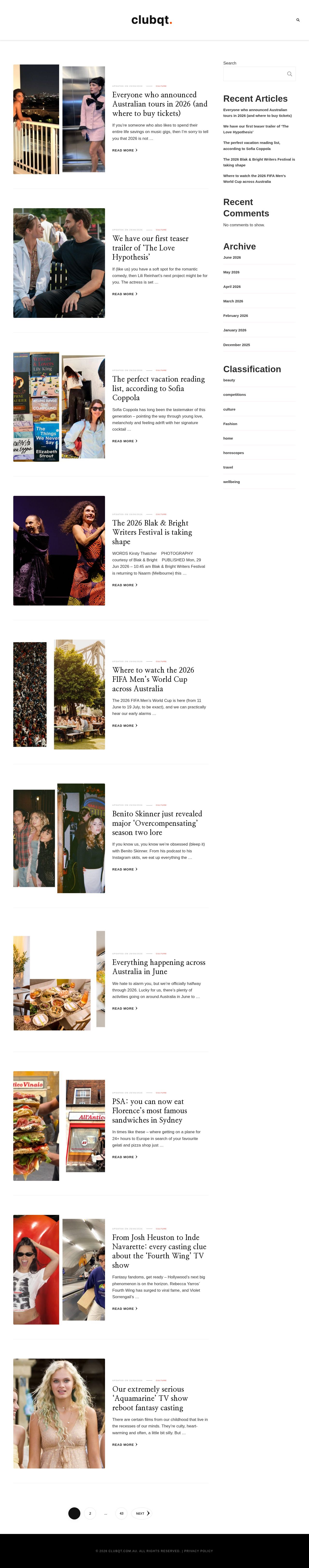 Club QT website