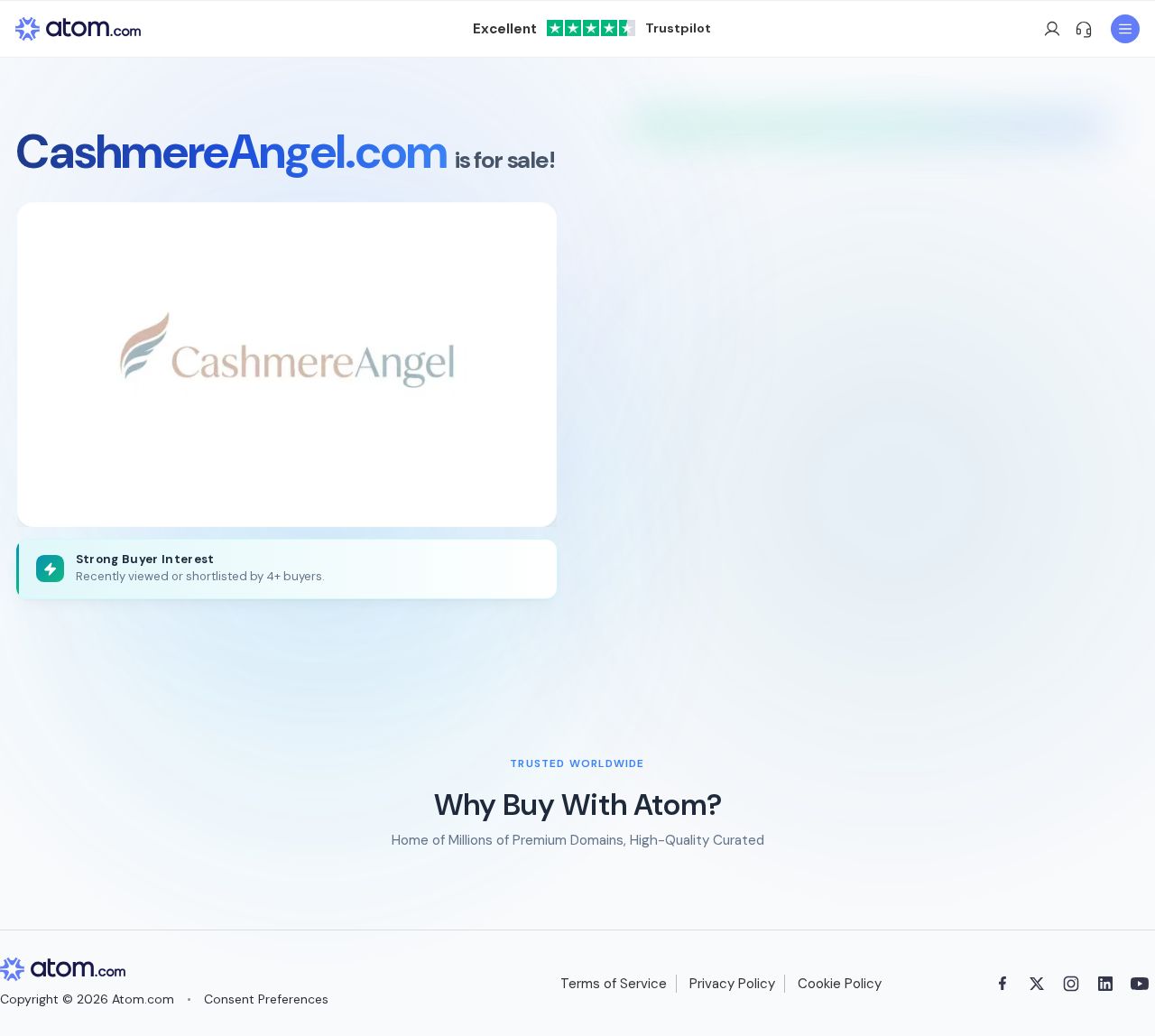 Cashmere Angel website