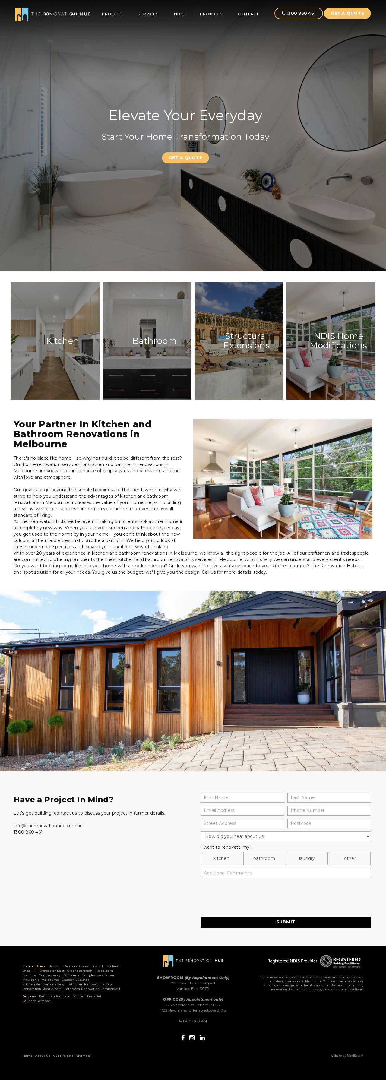The Renovation Hub website