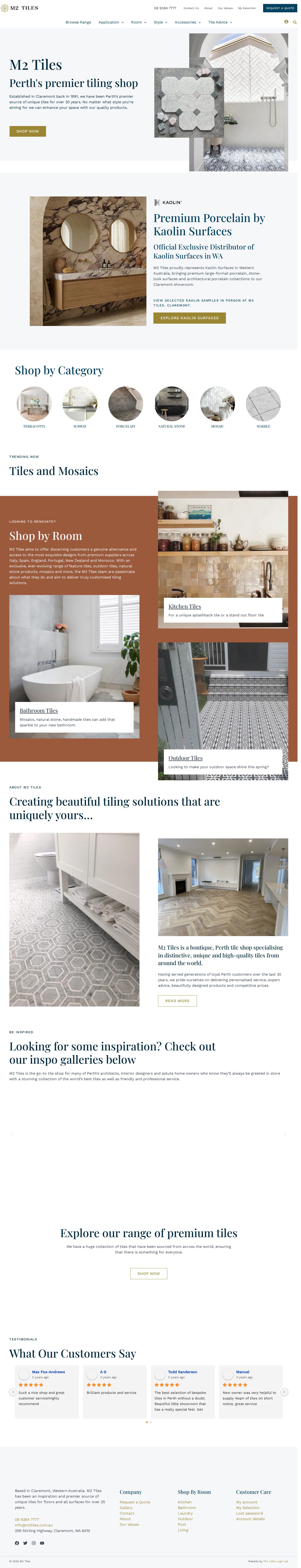 M2 TILES website