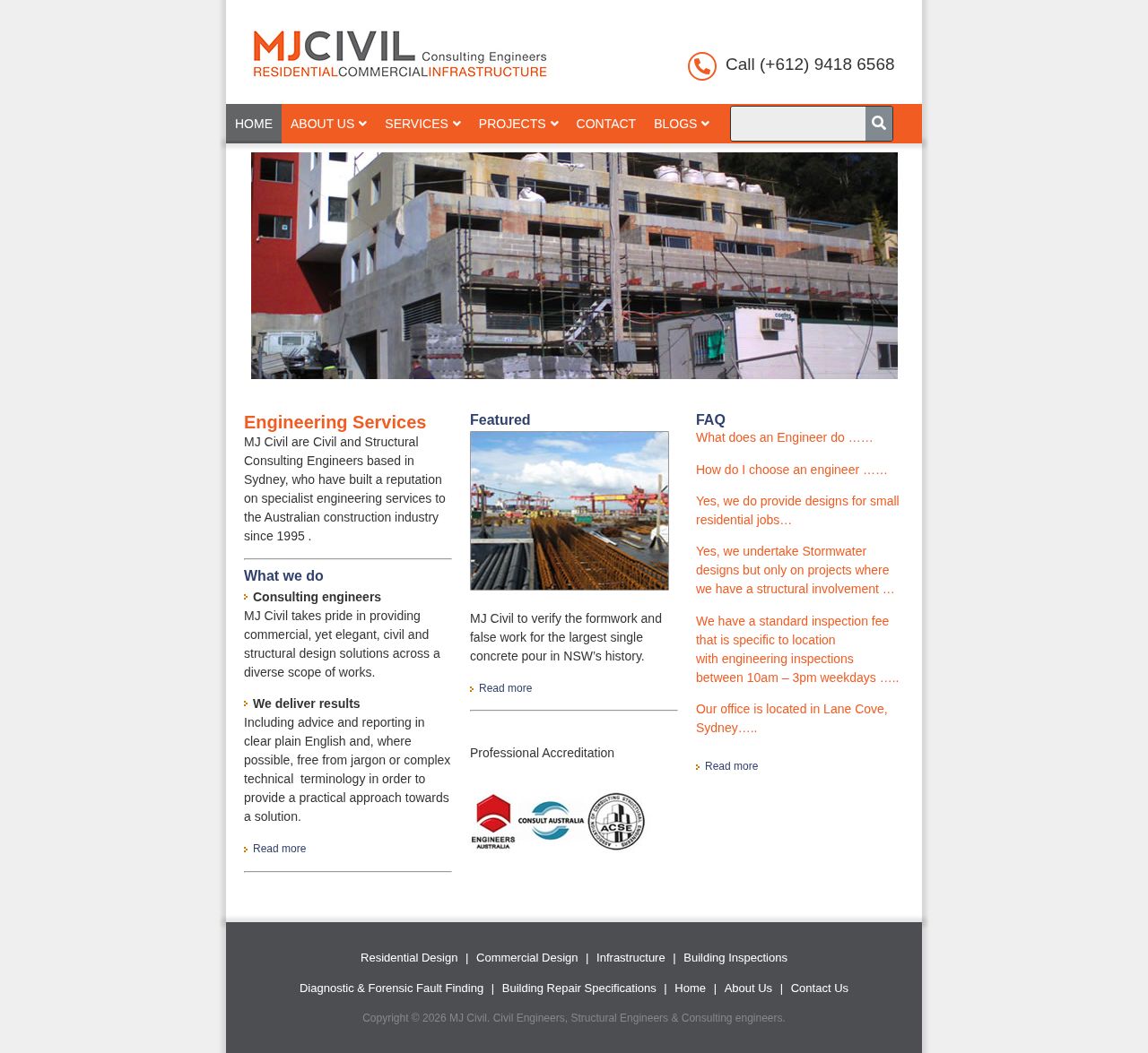 structural engineering Sydney website