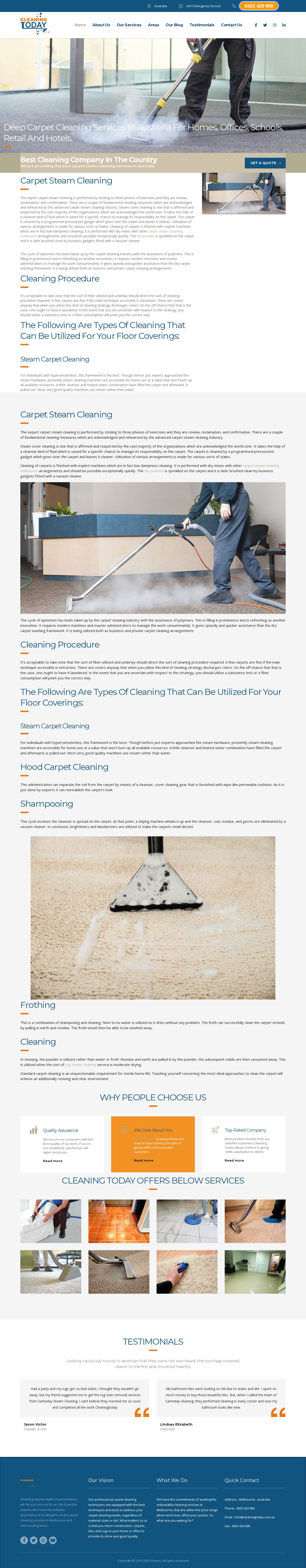 Cleaning Today website
