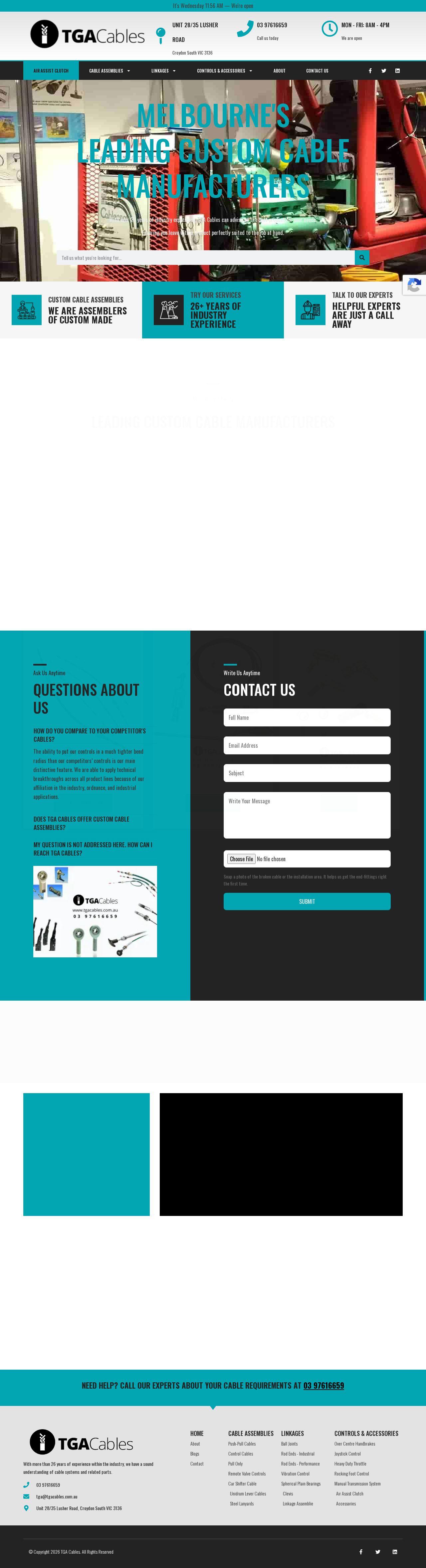 TGA Cable Makers website