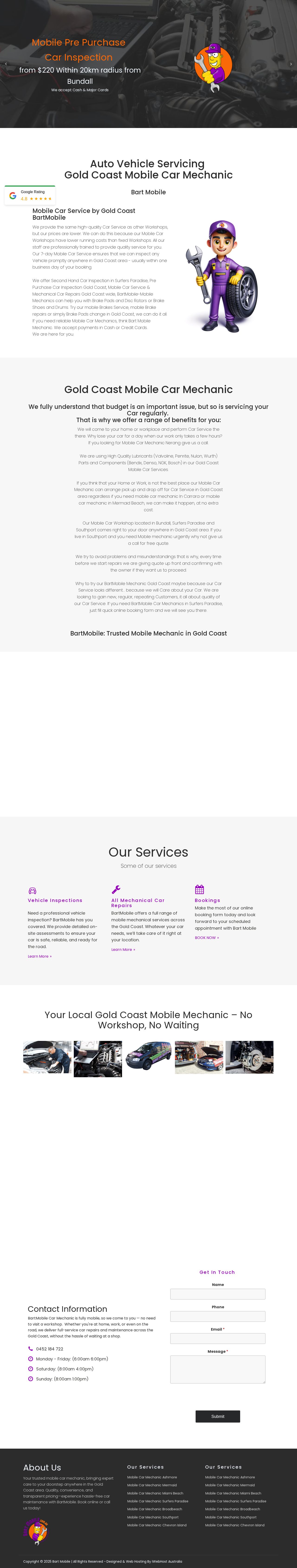 Brake Repair Sydney website