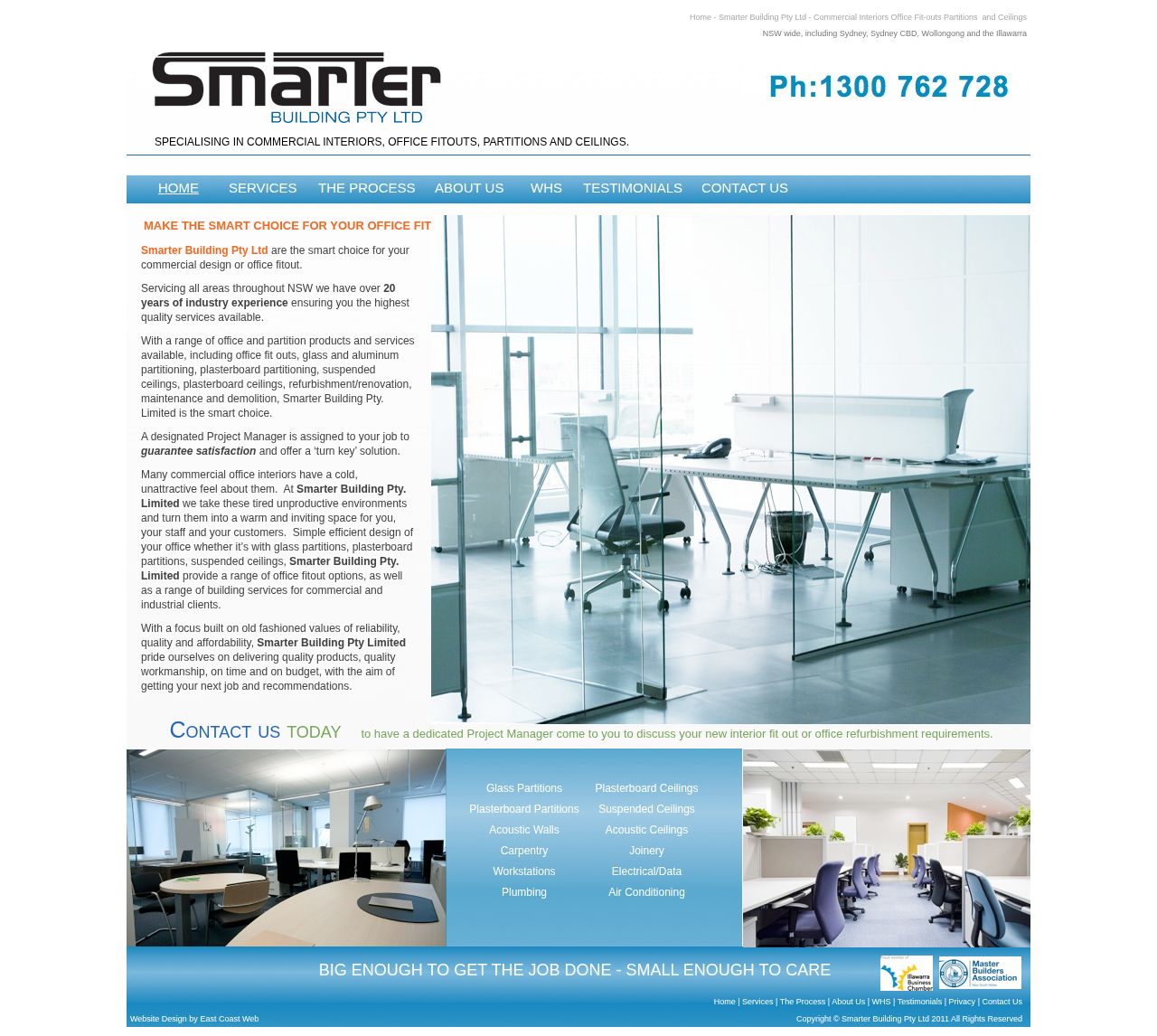 Smarter Building Pty Ltd website