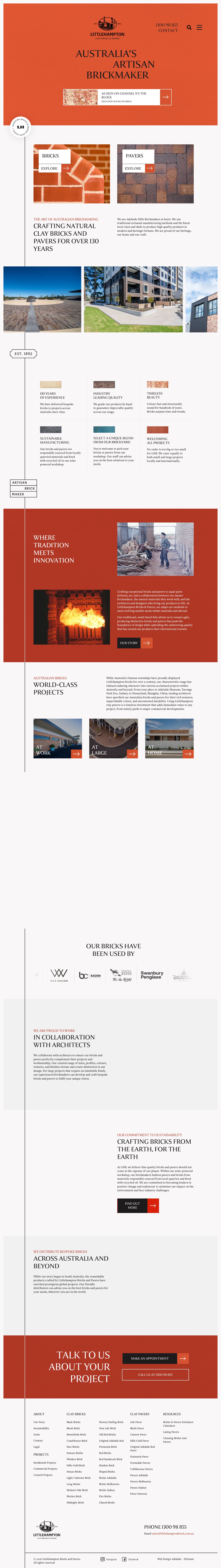 Littlehampton Clay Bricks and Pavers website