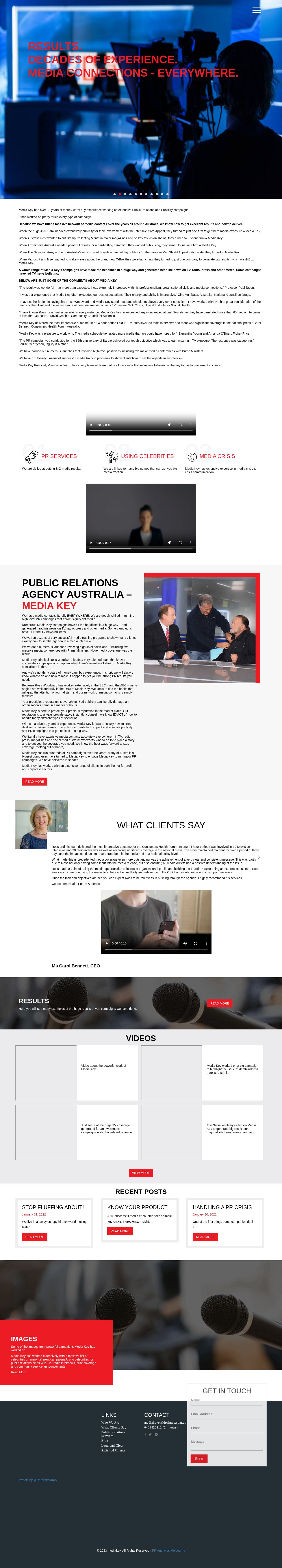 Media Key website