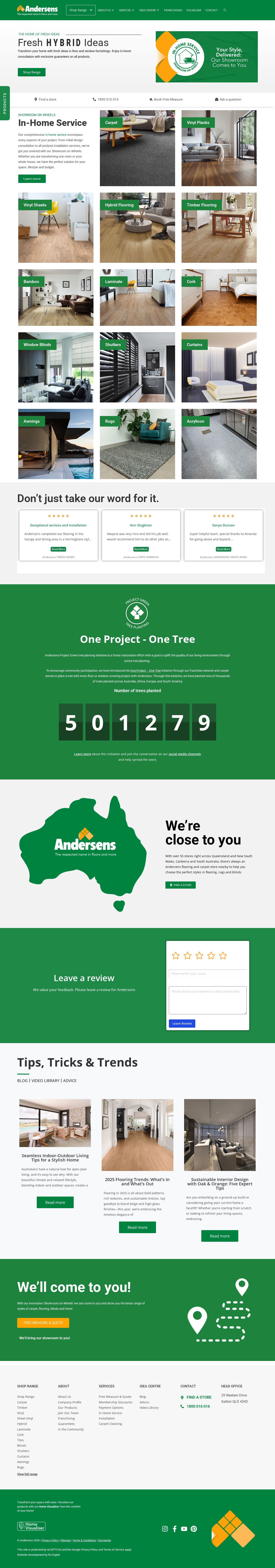 Andersens website