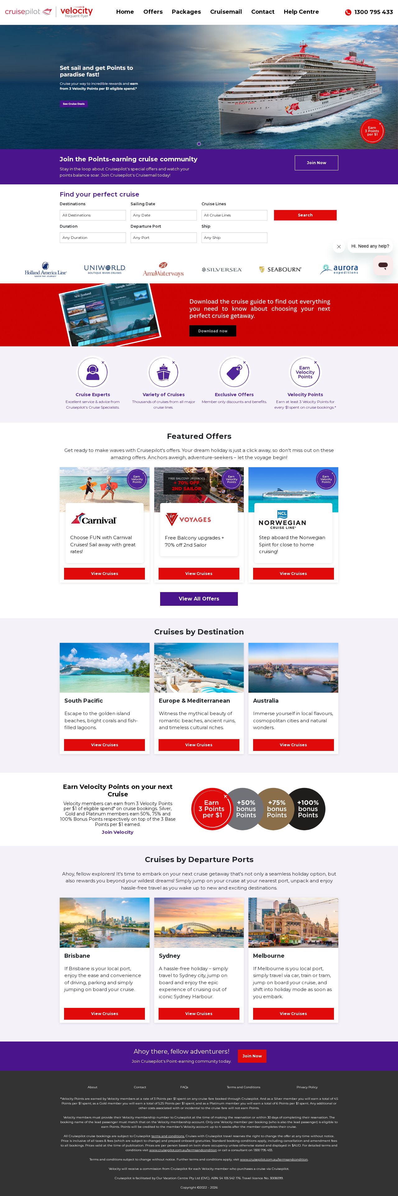 Cruisepilot, Australia website