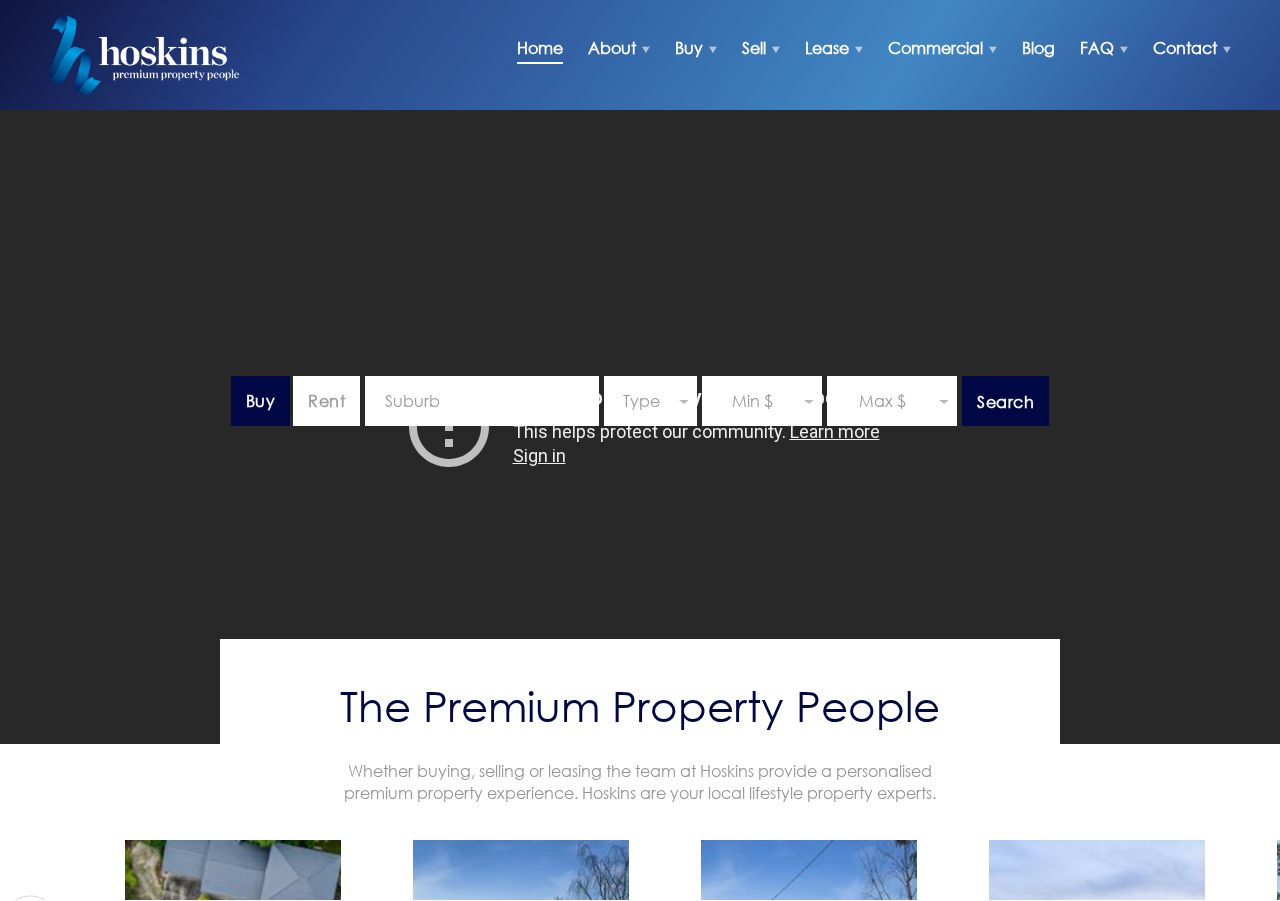 Hoskins Real Estate website