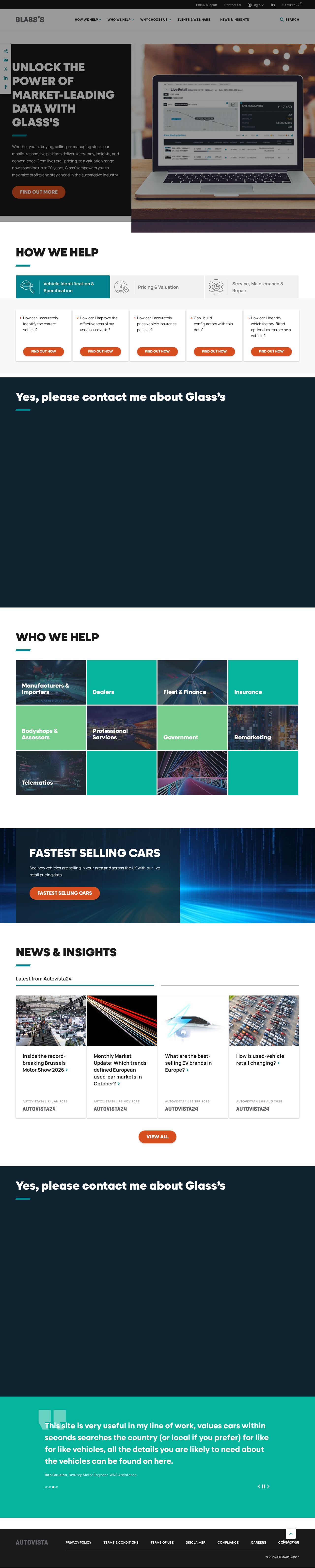 www.glass.co.uk website