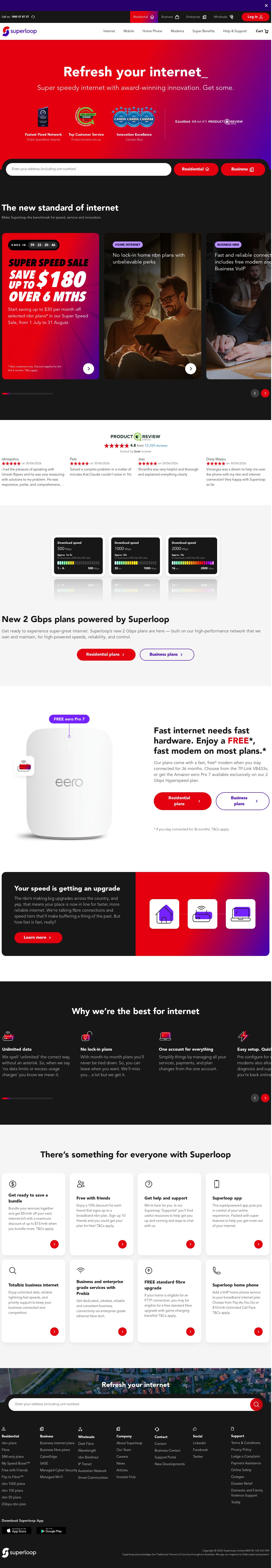 Nuskope - Wireless Internet Connection website