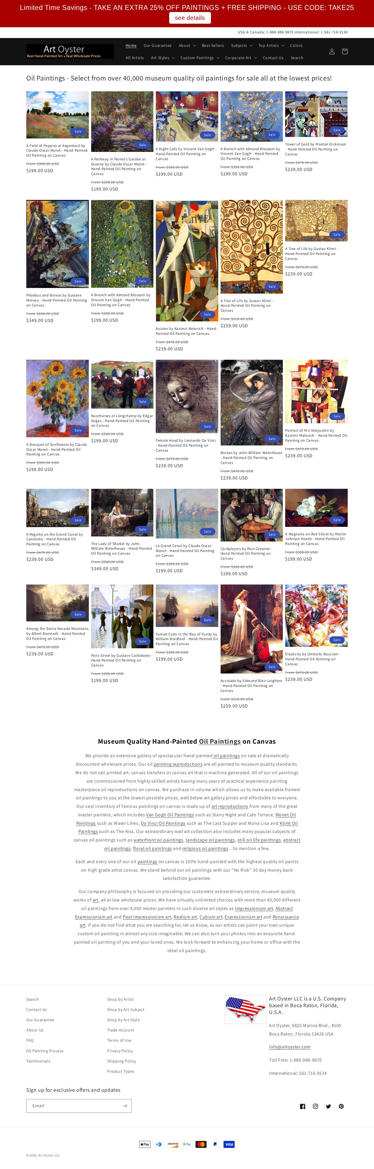 Oil Paintings website