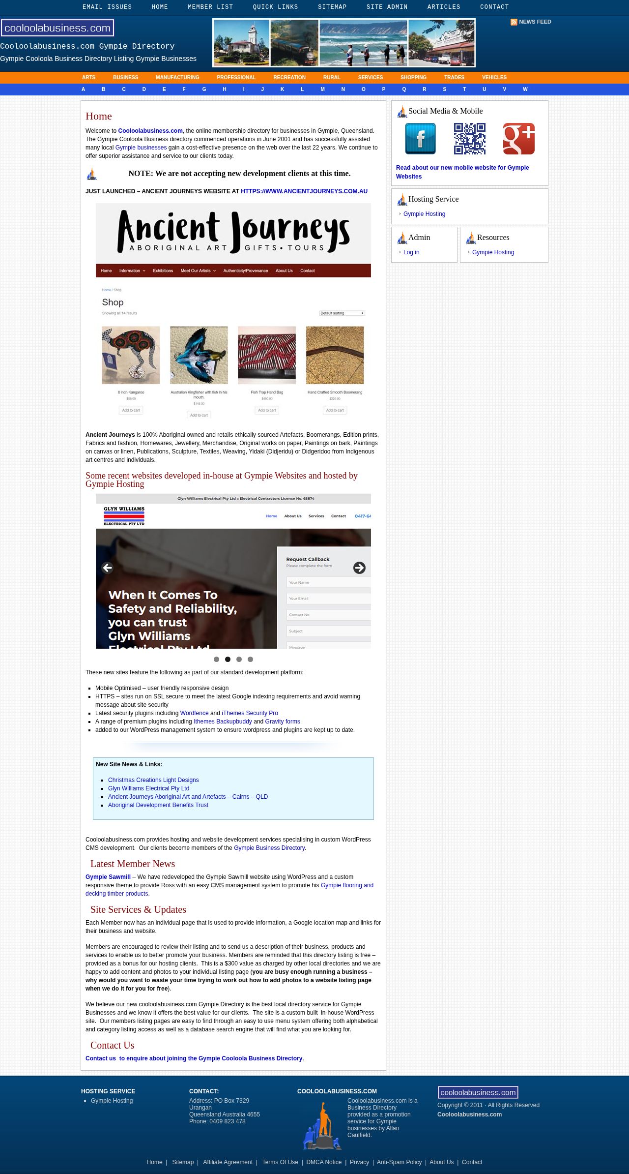 Cooloolabusiness.com website