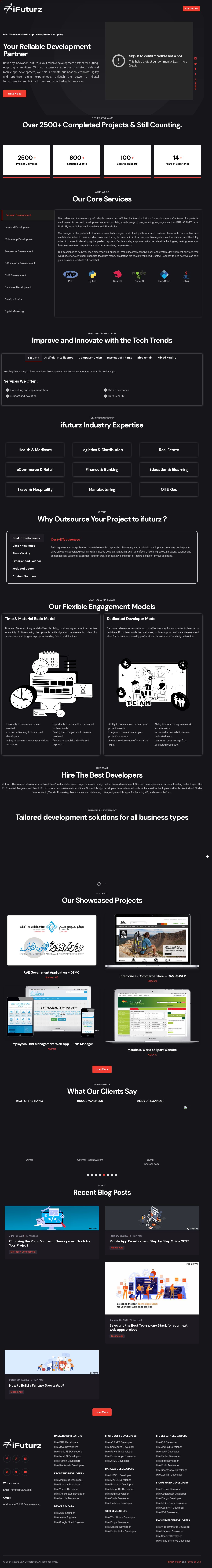 ifuturz website