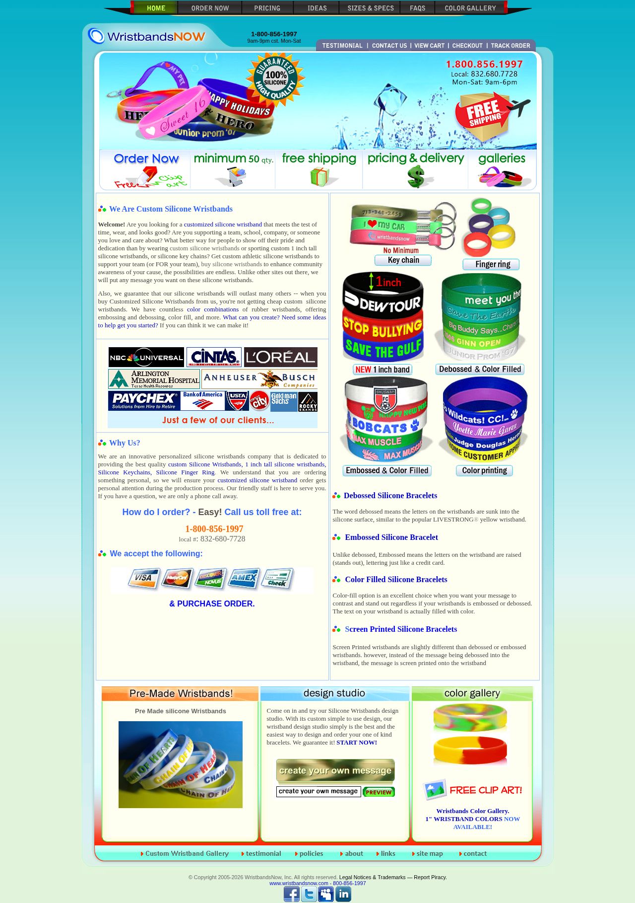 custom rubber bracelet maker website