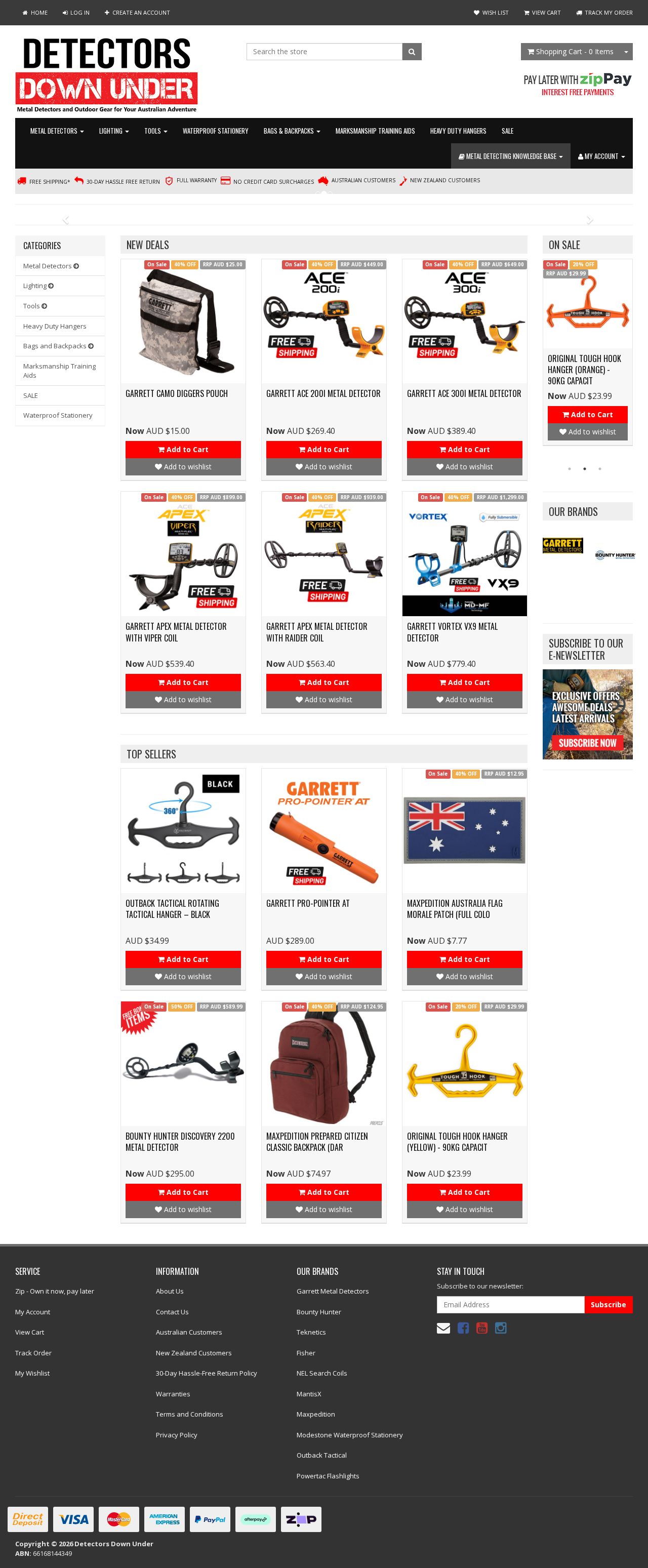 Voodoo Tactical Australia website