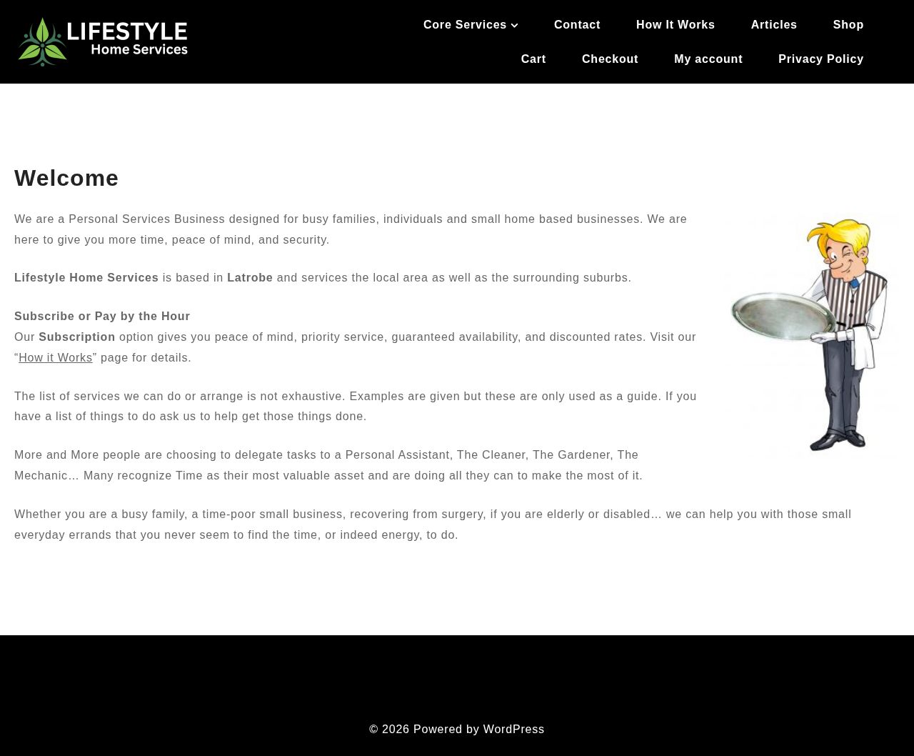 Lifestyle Home Services website