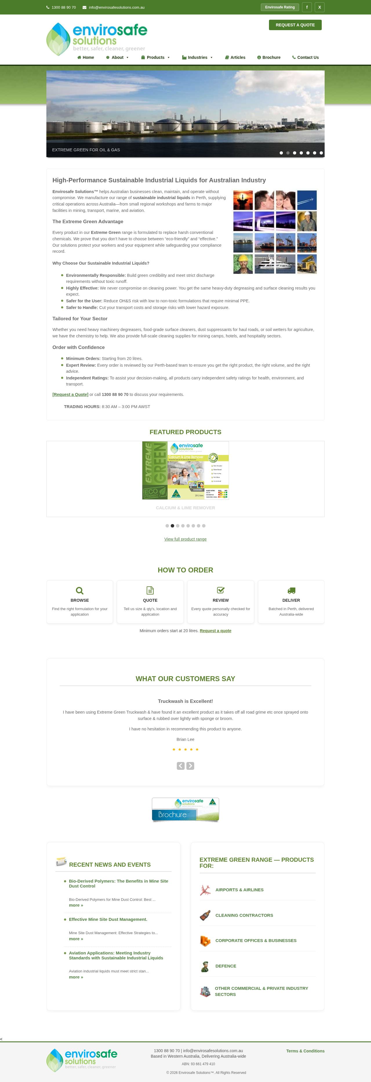Eco Friendly website
