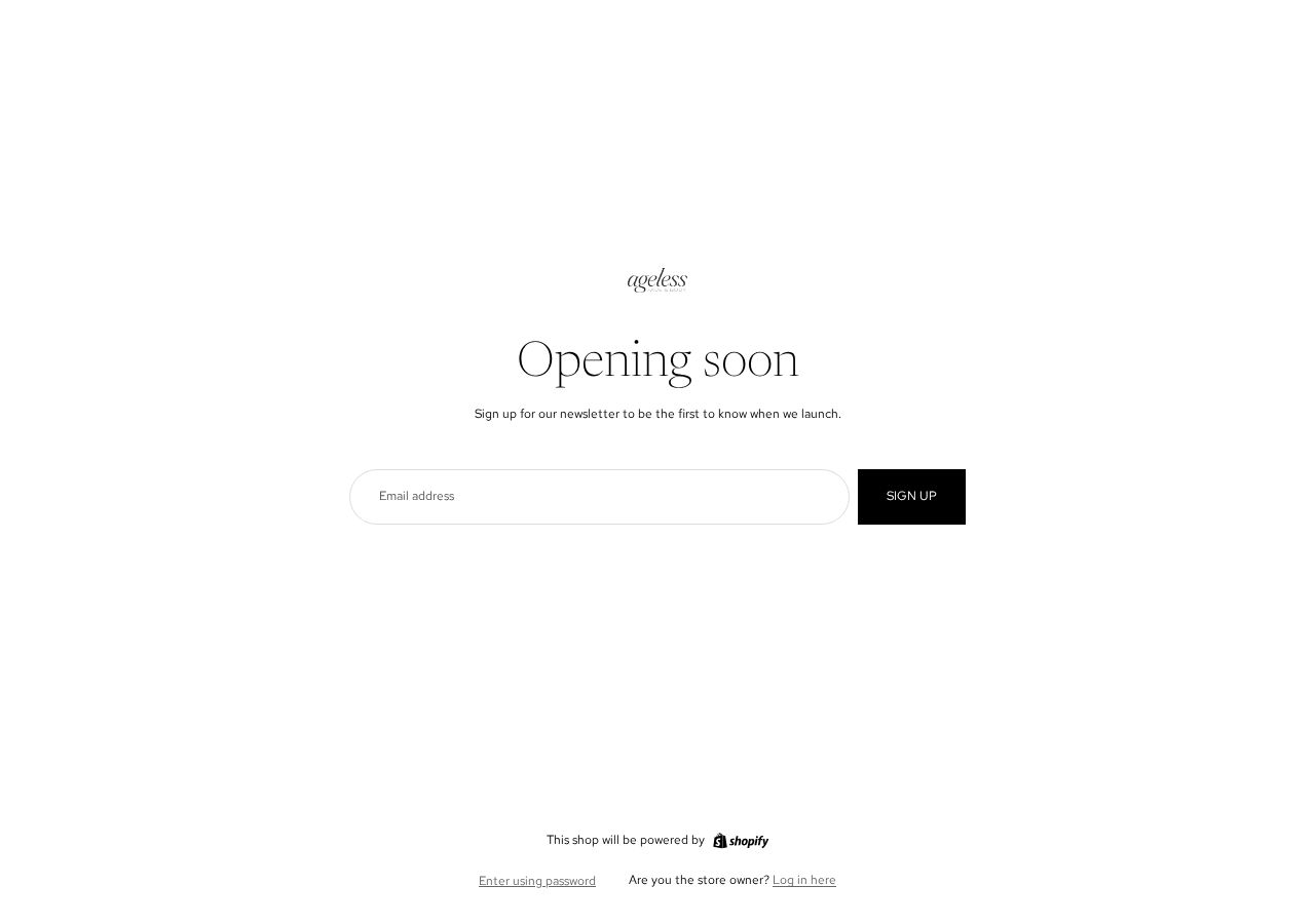 Ageless face and body website