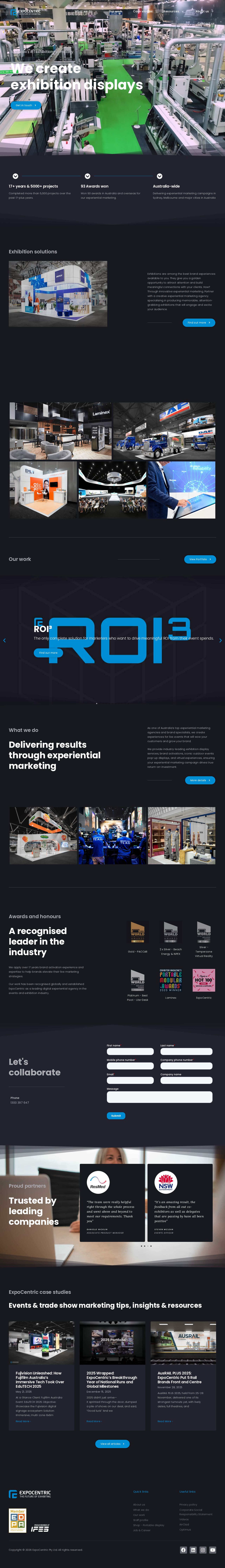 expocentric website