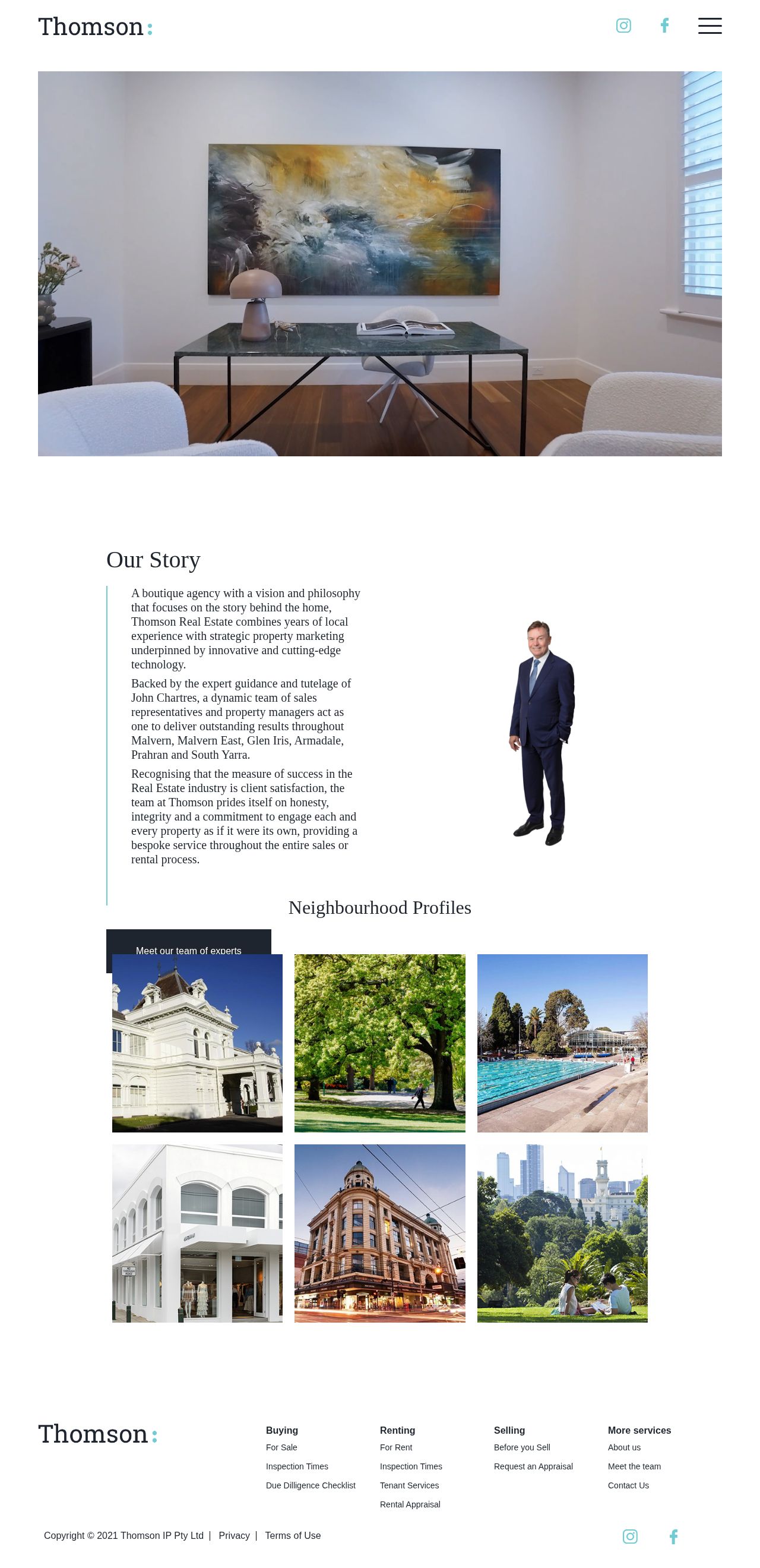 Thomson Corporate Real Estate website