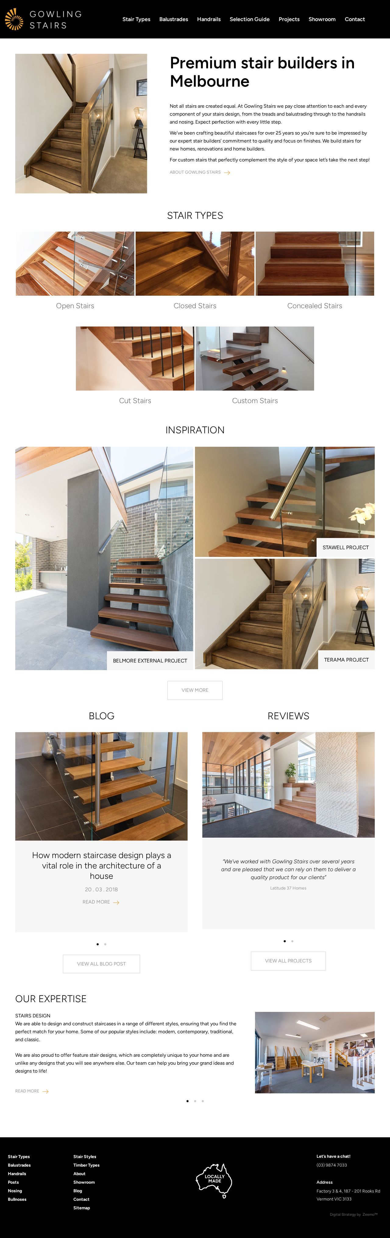 Gowling Stairs website