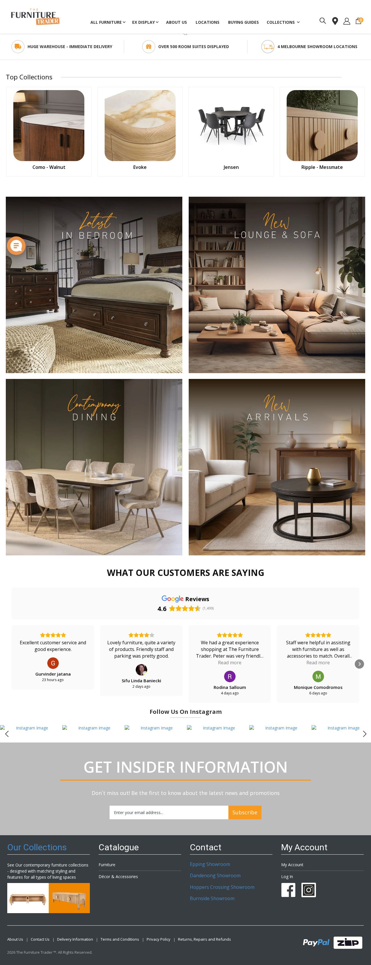 Furnture Trader website