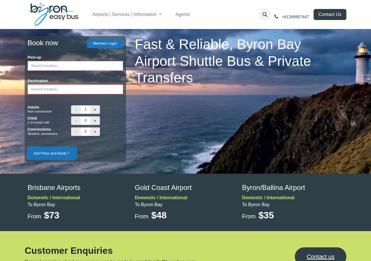 BYRON EASY BUS website