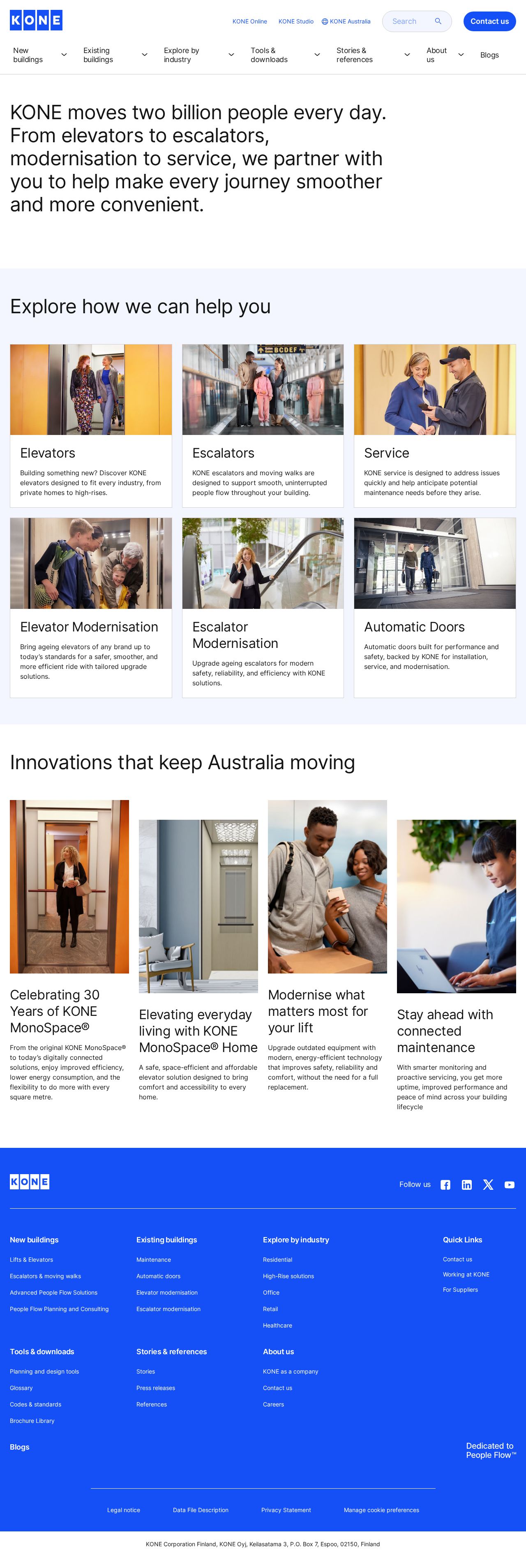 KONE website